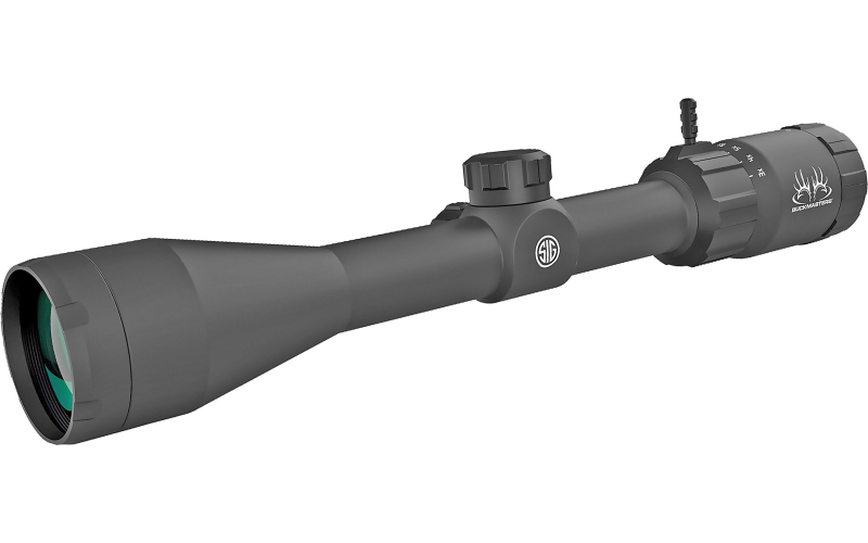 Sig Sauer Buckmaster, Rifle Scope, 3-12X44mm, BDC Reticle, 1" Tube, 0.25 MOA Adjustments, Black Color SOBM43001