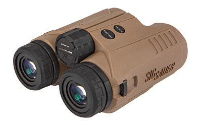 Sig Sauer KILO010K-ABS, Rangefinder, Binocular, 10X42mm, Flat Dark Earth, Circle, Duplex, Box + Milling Grid Reticles, Includes Multicam Chest Harness & Windmeter SOK10K11
