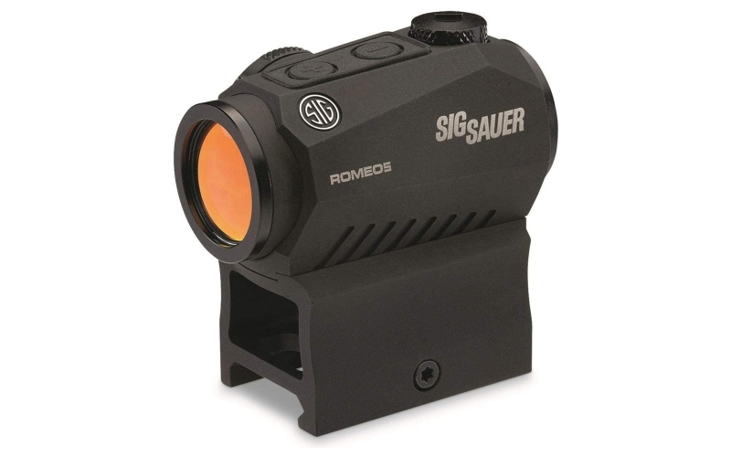 Sig Sauer ROMEO5, Red Dot, 1X20mm. 2MOA Red Dot, Includes High and Low Profile M1913 Mount, Black Finish SOR52001