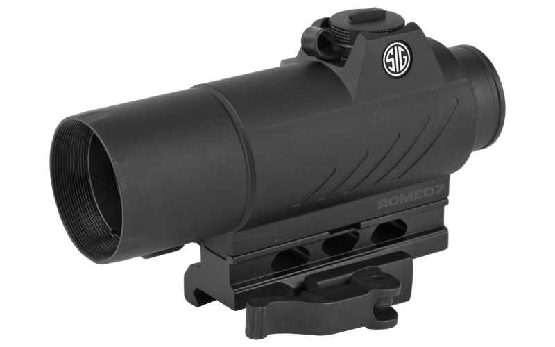 Sig Sauer Romeo 7, Sight, 1X30mm, Fits M1913 Rail, Graphite Finish, Full Size, 2 MOA Red Dot, 0.5MOA Adjustments SOR71001
