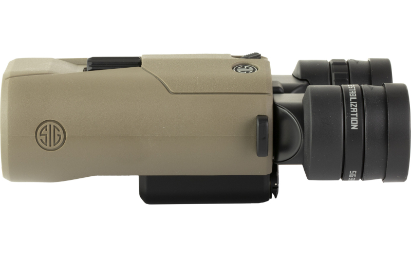 Sig Sauer ZULU 6 HDX, Binocular, 12X42MM, Electronic Image Stabilization, Matte Finish, Coyote SOZ6WP12