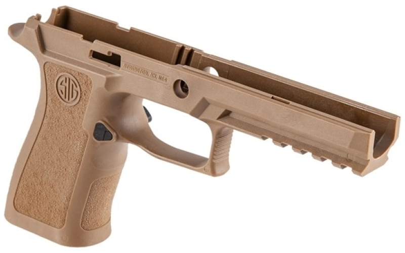 Sig Sauer 9/40/357 full-size large grip module, coyote