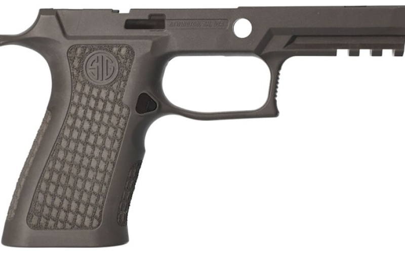 Sig Sauer Ltxg grip module laser engraved p320-x carry 9/40/357 gray
