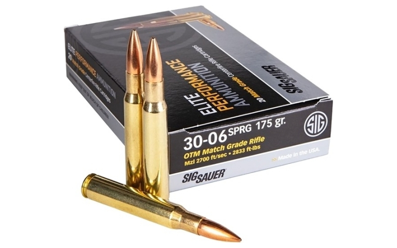 Sig Sauer 30-06 springfield 175gr open tip match 20/box