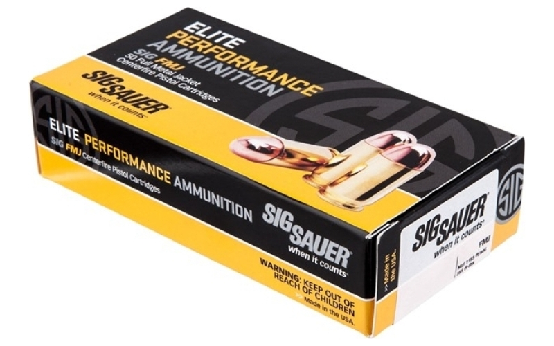 Sig Sauer 357 magnum 125gr full metal jacket 50/box