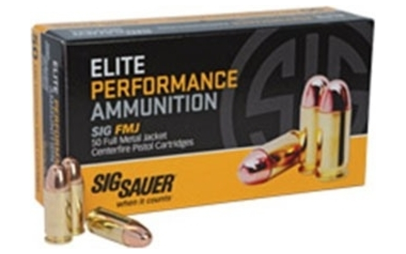 Sig Sauer 38 special 125gr full metal jacket 50/box