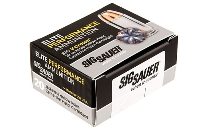 Sig Sauer 44 special 200gr jacketed hollow point 20/box