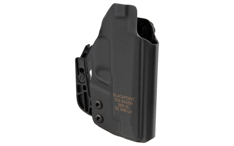 Left hand p365xl appendix holster, black