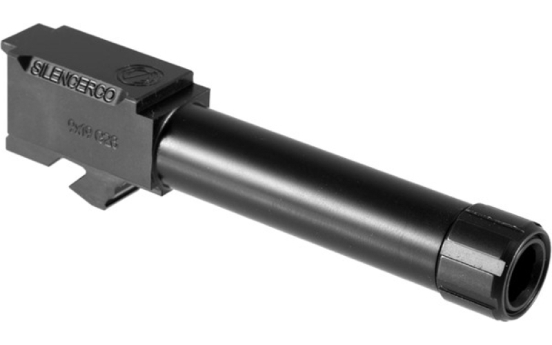 SilencerCo Threaded barrel for glock 26 9mm 1/2x28