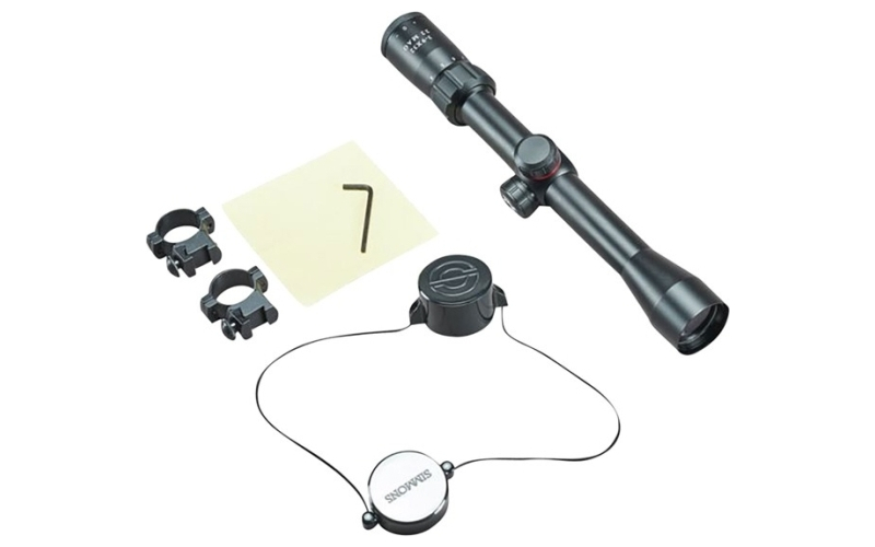 Simmons .22 mag 3-9x32mm sfp truplex reticle matte black w/rings
