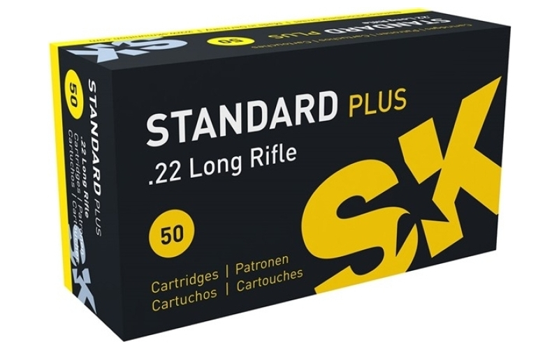 Sk 22 long rifle 40gr lead round nose 50/box