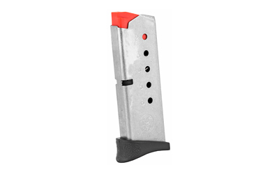 Smith & Wesson Magazine, 380ACP, 6 Rounds, Fits Bodyguard, Stainless 199300000