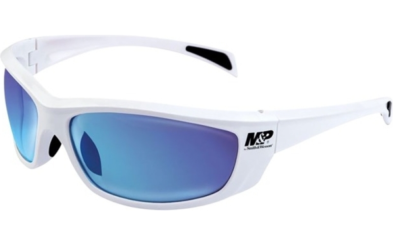 Smith & Wesson M&p whitehawk white frame/blue mirror lens glasses