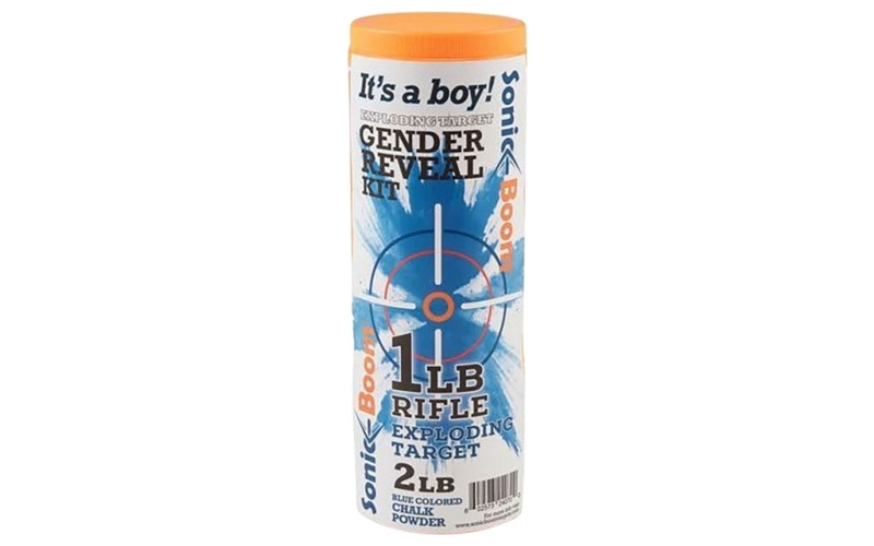 Sonic Boom Gender reveal kit exploding target boy