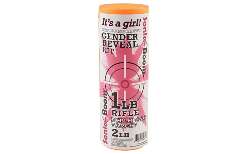 Sonic Boom Gender reveal kit exploding target girl