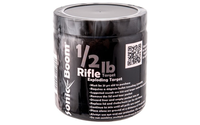 Sonic Boom 1/2 pound exploding rifle target single