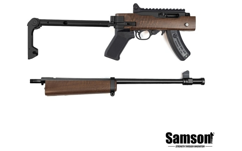 Samson Manufacturing Corp B-tm folding stock for ruger 10/22 takedown black