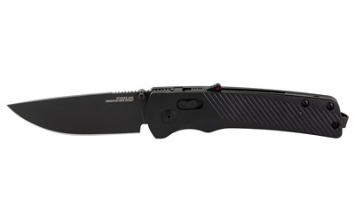 SOG Knives & Tools Flash AT, Folding Knife, 3.45" Straight Back, Black GRN Handle, D2 Steel, Titanium Nitride Finish, Black SOG-11-18-01-41