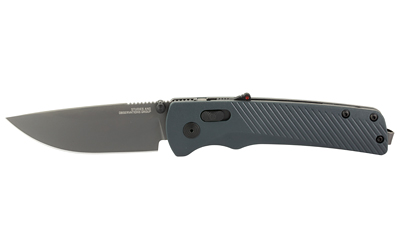 SOG Knives & Tools Flash AT, Folding Knife, 3.45" Straight Back, Urban Gray GRN Handle, D2 Steel, Titanium Nitride Finish, Black SOG-11-18-05-41