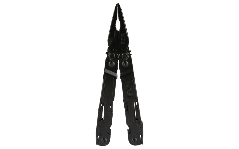 SOG Knives & Tools PowerAccess, 18 Tool Multi-Tool, 5Cr15MoV Steel, Black Oxide Finish, Black SOG-PA1002-CP