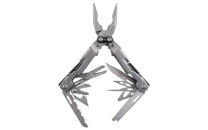 SOG Multitool Pliers Pocket Knife – PowerPint EDC Tool and Compact Lightweight Multi Tool w/ 18 Multitools in Multi-Purpose Tool (PP1001-CP)