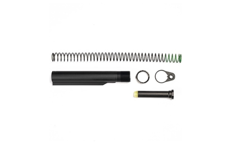 Sons of Liberty Gun Works A5 Buffer System, Buffer Tube Complete Assembly, Black, Green Spring, AR Rifles A5KIT