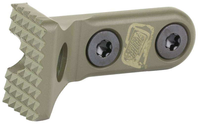 Sons of Liberty Gun Works Presscheck, Quick Detach Barricade Stop, M-LOK, Steel Construction, Cerakote Finish, Moss Green BARRICADE-MOSS