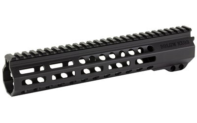 Sons of Liberty Gun Works EXO3, M-LOK Handguard, Nitride Finish, Black, 10.5", Fits AR-15, with Quick Detach Socket EXO3-10.5