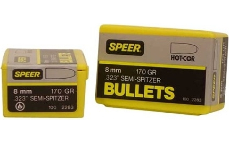 Speer Ammunition 8mm (0.323'') 170gr semi-spitzer 100/box