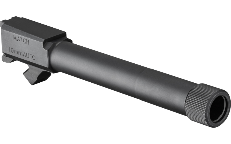 Springfield XD-M Threaded Barrel, 10MM, Fits XD-M 10MM 4.5", 5.28" Total Length, Melonite Finish, Black XDM1045TB-KIT
