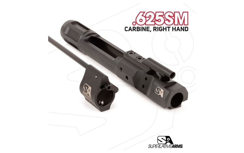 Superlative Arms Llc Di builders kit with solid .625'' gas black carbine rh