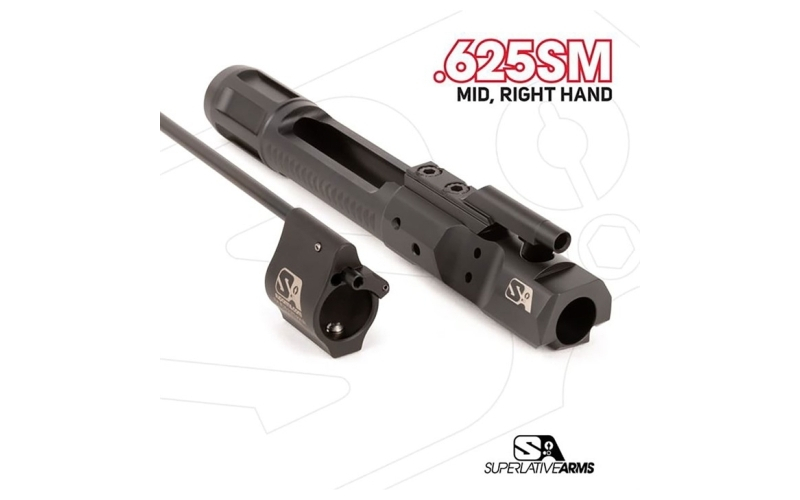 Superlative Arms Llc Di builders kit with solid .625'' gas black midlength rh