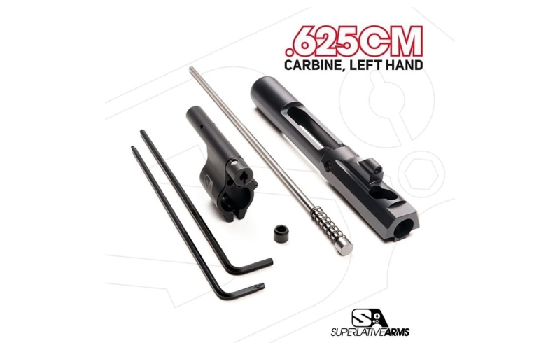 Superlative Arms Llc Ar-15 adj piston system w/clampon .625'' gas block carbine lh