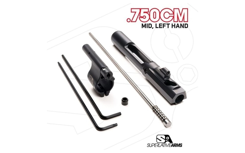 Superlative Arms Llc Ar-15 adj piston system w/clampon .750'' gas block mid lh