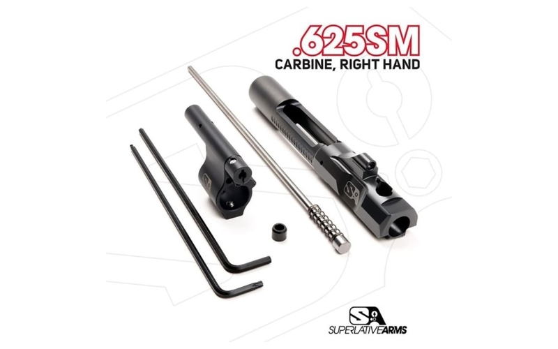 Superlative Arms Llc Ar-15 adj piston system w/solid .625'' gas block carbine rh