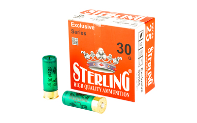 Sterling Exclusive Series, 12 Gauge 2.75", #8, 1 1/6 oz, Shot Shell, 25 Round Box 8698779950644