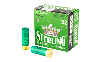 Sterling Exclusive Series, 12 Gauge 2.75", #4, 1 1/8 oz, Shot Shell, 25 Round Box 8698779950804
