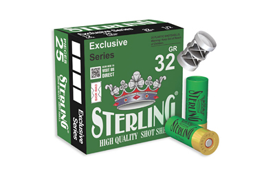 Sterling Exclusive Series, 12 Gauge 2.75", #6, 1 1/8 oz, Shot Shell, 25 Round Box 8698779950828