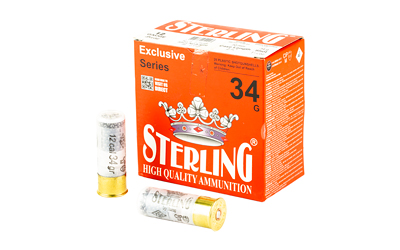 Sterling Exclusive Series, 12 Gauge 2.75", #6, 1 3/16 oz, Shot Shell, 25 Round Box 8698779951047