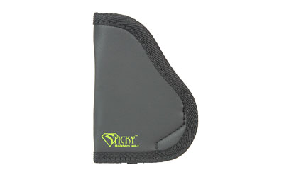 Sticky Holsters Pocket Holster, Fits Small 9MM Up To 3.5" Barrel, Beretta Nano, Kahr PM9/40 CM9/40, Keltec PF9/P11, Ruger LC9/LC380, SCCY CPX-1/CPX-2, SIG 290, Taurus 709 Slim/708/740, Ambidextrous, Black Finish MD-1