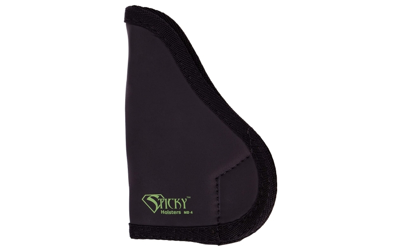 Sticky Holsters Pocket Holster, Fits GLOCK 43, S&W SHIELD, Walther PPS 9/40, Ambidextrous, Black MD-4
