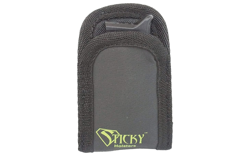 Sticky Holsters Mini Mag Sleeve, Magazine Pouch, Ambidextrous, Single Stack Mag, Black Finish MMS