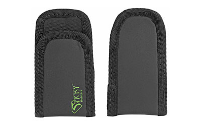 Sticky Holsters Mag Pouch Sleeve, Fits Flashlights, Any Pistol Magazine, Inside the Waistband or Pocket, Black Finish, 2 Pack MPSP2