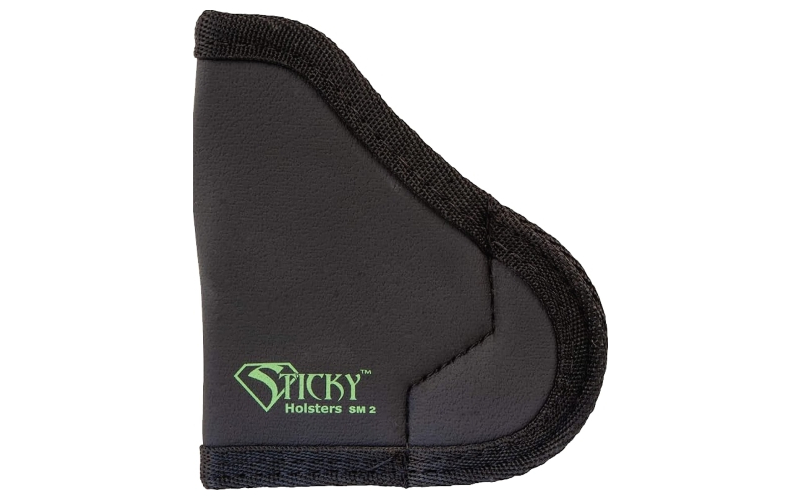 Sticky Holsters Pocket Holster, Fits Pocket .380s-Small Handguns, For Automatics Up to 2.75" Barrel, Ambidextrous, Ruger LCP, Remington RM380, DB380, S&W Bodyguard 380, Taurus 738 TCP 380, Sig P238, Black Finish SM-2