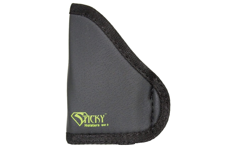 Sticky Holsters Pocket Holster, Ambidextrous, Fits Glock 42, Kimber Micro 9, Kimber Solo, Diamondback DB9 and Sig Sauer P938 With Laser, Neoprene, Black Finish SM-5MOD