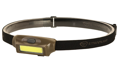 Streamlight Bandit, Headlamp, 180 Lumens, White/Green LED, Coyote Brown Finish 61707
