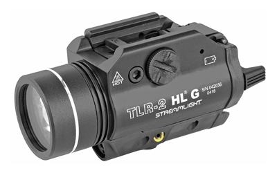 Streamlight TLR-2 HLG Tac Light w/laser, Black Finish, Includes Rail Locating Keys, Fits Glock Style, 1913 Picatinny, S&W 99/TSW, and Beretta 92, 1000 Lumens 69265