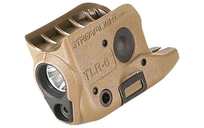 Streamlight Tlr-6 weapon light & laser fde for glock~ 42/43