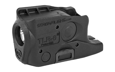 Streamlight TLR-6, Weaponlight, Fits Glock 26/27/33, White LED 100 Lumens, Includes 2 CR 1/3N Lithium Batteries, Black 69282