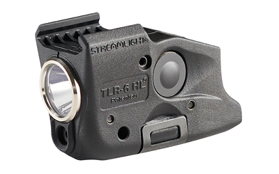 Streamlight TLR-6 HL, Tac Light with Green Laser, Fits Glock 17,19,23,22, 300 Lumens, Matte Finish, Black, Includes Three SLB2 Batteries with USB-C Charging Case 69353